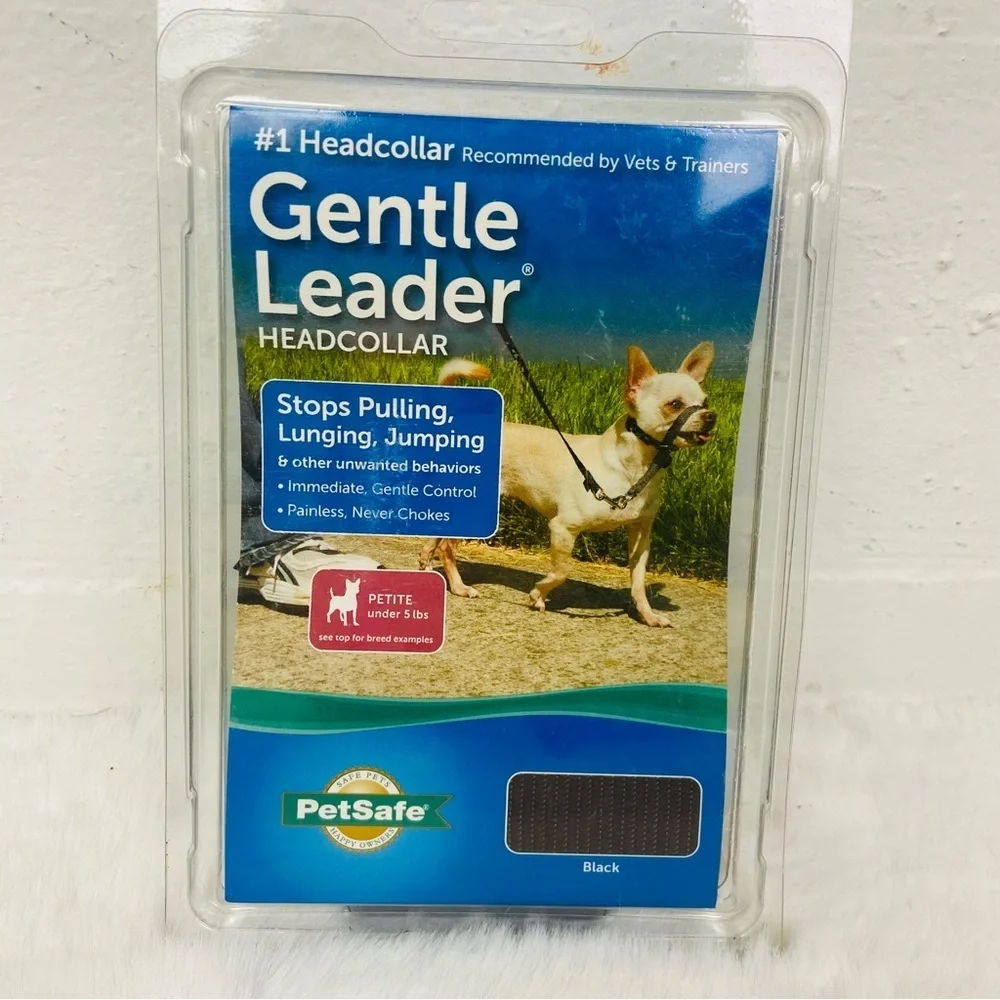 PetSafe Gentle Leader Headcollar stops pulling, lunging jumping petite under 5LB